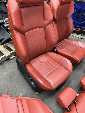 12-17 OEM BMW F10 M5 Complete RED Leather Interior Seats Panels Set