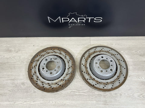 ZIMMERMAN 06-10 BMW E60 E63 E64 M5 M6 FRONT BRAKES DISCS ROTORS