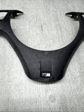 08-13 BMW E90 E92 E93 M3 Lower Steering Wheel Trim Cover Plate Black *Notes*
