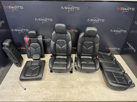 2015-2018 Porsche Macan Interior Set Front Rear Seats Pair Black Seat *Notes*
