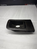 08-13 BMW E92 E93 M3 OEM Center Console Rear Sliding Tray Trim Carbon Fiber
