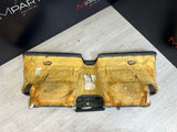 2001-2006 BMW E46 M3 Convertible Rear Seat Bottom Bench Black Napa Leather OEM