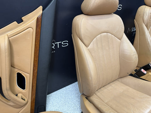 BMW 00-03 E39 M5 Sedan Front & Rear Seats Leather Heated Caramel