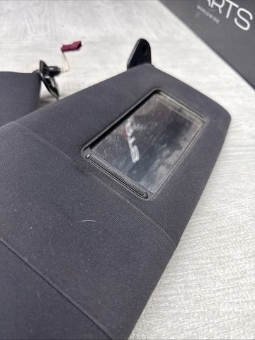 01-06 BMW E46 M3 Coupe Set 2 Left Right Sun Visors Shade Mirror Black OEM