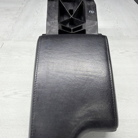 01-06 BMW E46 M3 Center Console Armrest Arm Rest Black Leather
