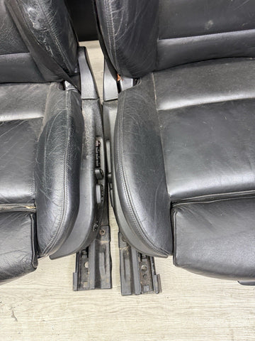 01-06 BMW E46 M3 Convertible Interior Front Heated Seats Black