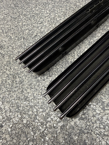 01-06 BMW E46 M3 Front Fender Vents Grilles Grills Chrome Genuine OEM No Emblems