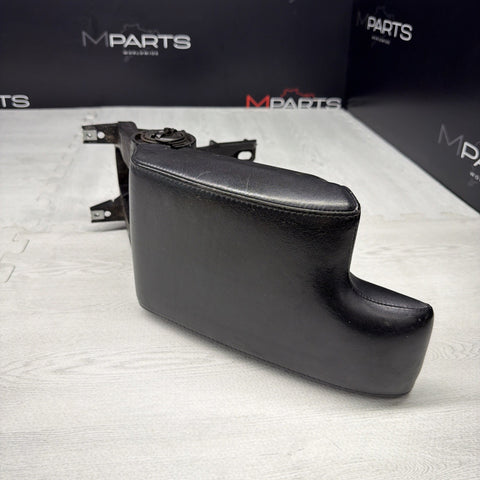 01-06 BMW E46 M3 Center Console Armrest Arm Rest Black Leather