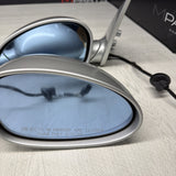 01-06 BMW E46 M3 Side View Door Mirrors Pair Titanium Silver *Notes*