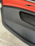 11-16 BMW F10 M5 SEDAN REAR LEFT DRIVER SAKHIR ORANGE DOOR CARD PANEL