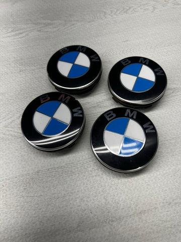 OEM BMW Floating Wheel Rim Center Caps 68mm E46 E90 E92 E60 E70