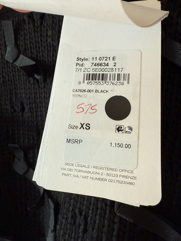 Salvatore Ferragamo Black Size XS Wool Sweater