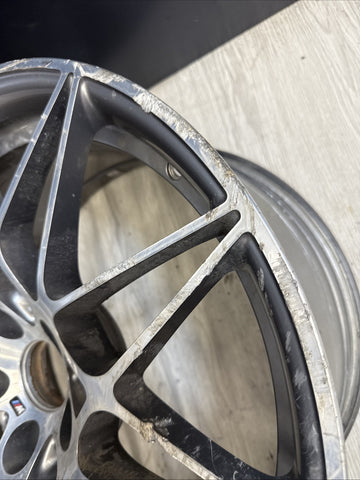 15-20 BMW F80 F82 F83 M3 M4 666M 20” Rear OEM Wheel Rim 20x10 *BENT