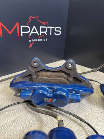 15-20 BMW F80 F82 F83 M3 M4 Front & Rear Brake Calipers Set Blue