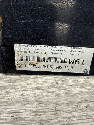 08-13 BMW E93 M3 Convertible OEM Left Side Skirt Rocker Panel Schwarz Jet Black