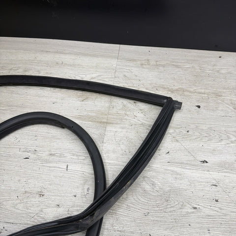 BMW E46 M3 01-06 Passenger Right Side Door Weather Strip Seal Black OEM