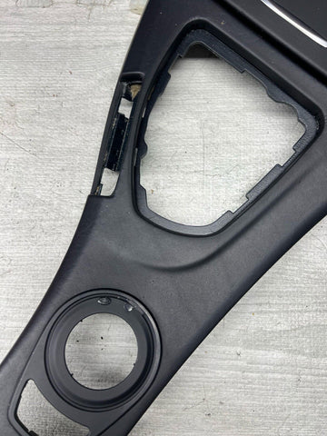 09-13 BMW E90 E92 M3 MANUAL CCC LEATHER CENTER CONSOLE TRIM