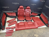 01-06 BMW E46 M3 Coupe Interior Front & Rear Seats Complete Imola Red