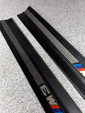 94–99 BMW E36 M3 2 Coupe Door Sill Trim Left & Right Pair Black OEM