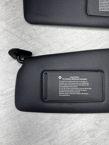 BMW E36 M3 95-99 Sedan Black Sun Visors Sunvisors Pair