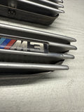 01-06 BMW E46 M3 Left Right Fender Vent Grilles Grills Trims Silver