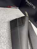 01-06 BMW E46 M3 Convertible Rear Top Lateral Trim Panel Pair Black OEM *notes*