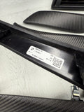 2016 - 2020 BMW F87 M2 CARBON FIBER FRONT INTERIOR TRIM PANEL SET OEM 8073751
