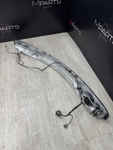 2001 BMW E46 M3 Front Bumper Metal Rebar Reinforcement Beam + Horns + Harness