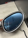01-06 BMW E46 M3 Side View Door Mirrors Pair Carbon Fiber / Titanium Silver
