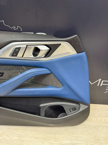 BMW 21-26 G82 G83 M4 Coupe Front Left Driver Side Door Panel Fjords Blue