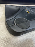 01-06 BMW E46 M3 PASSENGER RIGHT SIDE DOOR PANEL CARD BLACK OEM