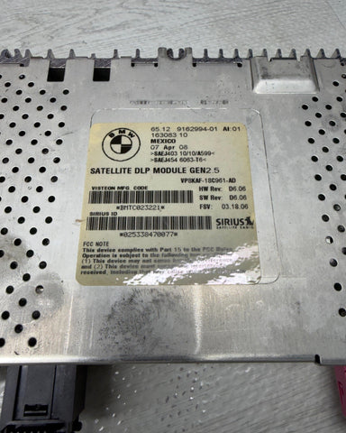 08-13 BMW E88 E60 E90 E92 E93 Satellite Radio Receiver Tuner DLP Module 2.5 OEM