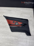15-20 BMW F82 M4 COUPE REAR LEFT TRIM PANEL CARD MERINO SAKHIR ORANGE