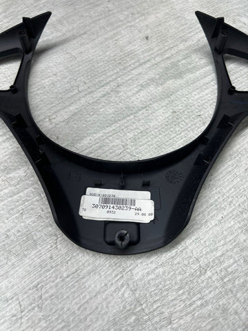 08-13 BMW E90 E92 E93 M3 Lower Steering Wheel Trim Cover Plate Black
