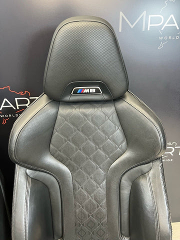 2020-2025 BMW F92 M8 2 DOOR COUPE FRONT SEATS BLACK