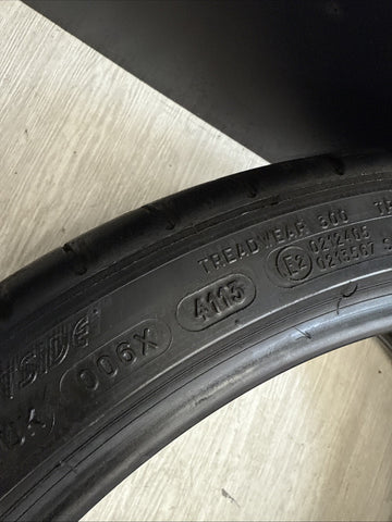 2013 Used 285/30ZR20 Michelin Pilot Super Sport ZP 95Y - 5-6/32 - Dry Cracks
