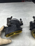 01-06 BMW E46 M3 00-03 E39 M5 Left Right Fog Lights Foglight Non Fluted Yellow