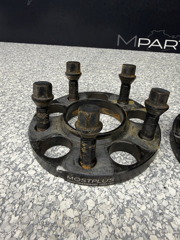 15MM Spacers + Extended Bolts PAIR 5x120 BMW E SERIES MOSTPLUS