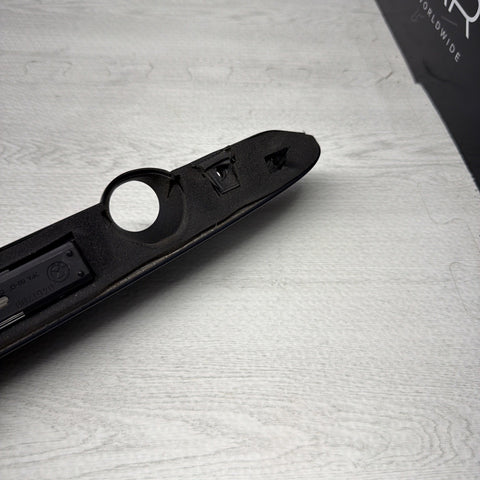 01-06 BMW E46 M3 Convertible Trunk Lid Grip Key Deck Handle Carbon Black