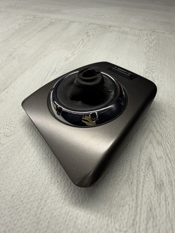 01-06 BMW E46 M3 Center Dome SMG Shift Plate Titan Shadow Grey