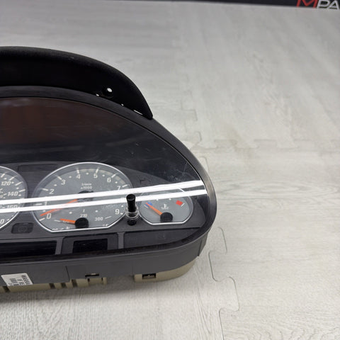 2001-2006 BMW E46 M3 Instrument Cluster Speedometer Spedometer SMG *Crack*