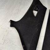 BMW E46 330CI M3 Coupe Rear C Pillars Trims Panels Black Pair OEM *Peeling