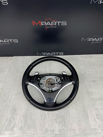 07-13 BMW E90 E92 E93 E87 328i 335 Sport Leather Steering Wheel Automatic