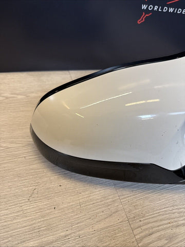 15-20 BMW F82 F83 M4 RIGHT MIRROR / NO CAMERA / NO LANE ASSIST / ALPINE WHITE