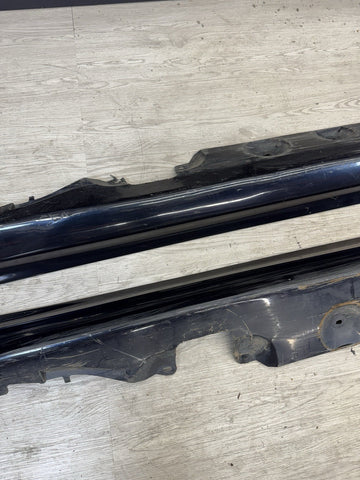 01-06 BMW E46 M3 Rocker Panel Side Skirts OEM Carbon Black *Notes*