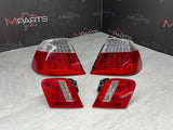 BMW E46 325 330 M3 CONVERTIBLE LED TAIL LIGHTS SET 6937454 *CRACKS*