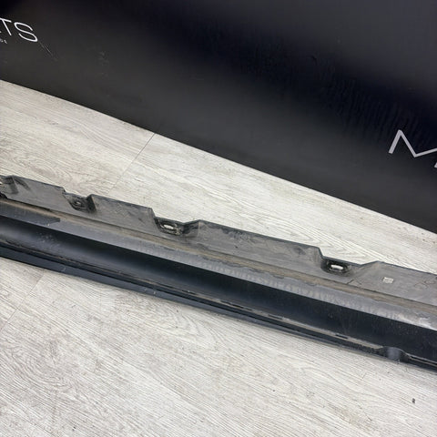12-17 OEM BMW F10 M5 Left Driver Side Skirt Rocker Panel Black