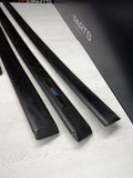 BMW E36 M3 Sedan 1992-1998 Black Door Mouldings Trims Set OEM