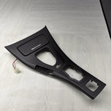 09-13 BMW E93 M3 DCT CIC LEATHER CENTER CONSOLE TRIM CONVERTIBLE *CREASES*