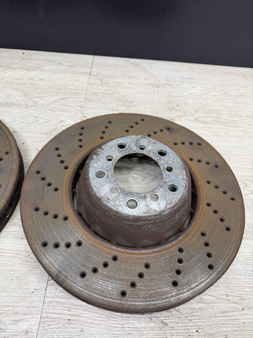 OEM 06-10 BMW E60 E63 E64 M5 M6 FRONT BRAKES DISCS ROTORS